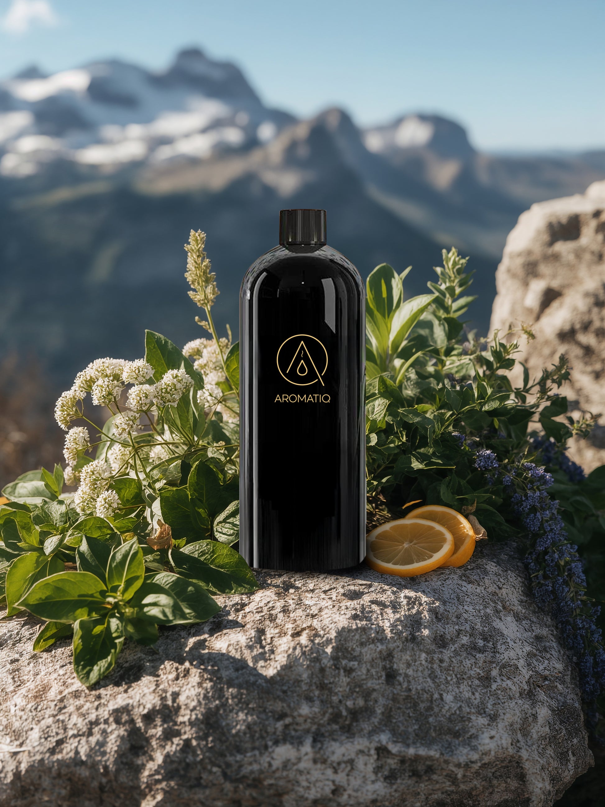 MONT BLANC blends mint, lemon zest, basil and sage with soft woods and cashmere. A bright, crisp alpine fragrance inspired by pure mountain air.